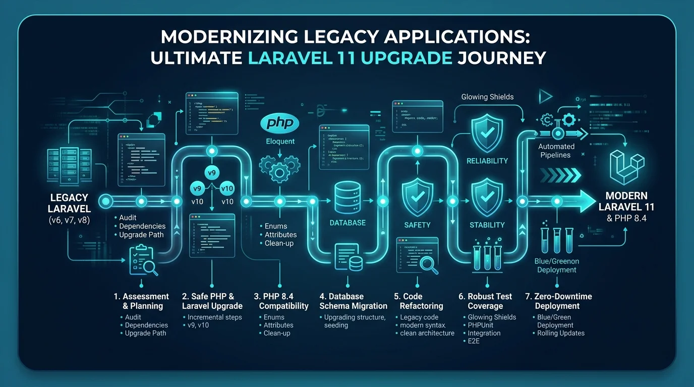 Modernizing Legacy Applications - Laravel 11 Upgrade Journey