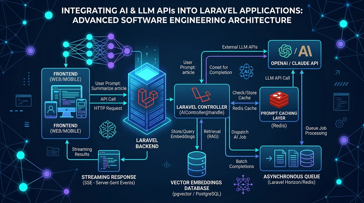 Integrating AI & LLM APIs into Laravel Applications Architecture