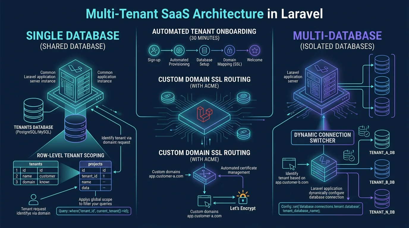 Multi-Tenant SaaS Architecture in Laravel