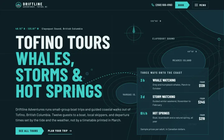 Tour operators demo website by Smit Desai